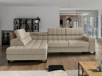 Ecksofa Wales mit Bettkasten und Schlaffunktion