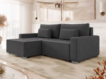 Ecksofa Jonki mit Schlaffunktion und zwei Bettkästen
