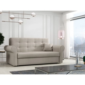 Sofa Clivia Silver III mit Schlaffunktion und Bettkasten