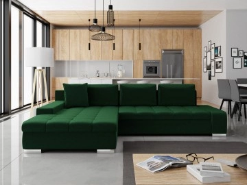 Ecksofa Herkules mit Schlaffunktion und Bettkasten