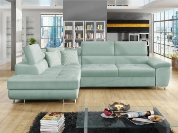 Ecksofa Alvin mit Schlaffunktion und Bettkasten