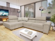 Ecksofa Alvin mit Schlaffunktion und Bettkasten