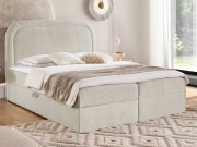 Boxspringbett mit zwei Bettkästen Bukirt Boucle