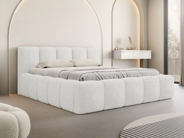 Polsterbett mit Bettkasten Ubipra Boucle