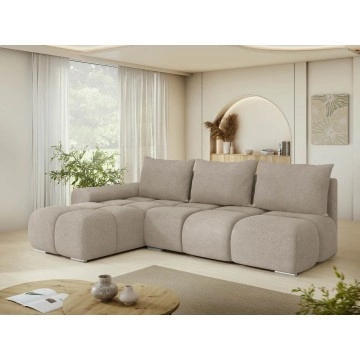 Wohnlandschaft L Form Algort mit Bettkasten und Schlaffunktion