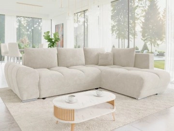 Ecksofa Brapko mit Bettkasten und Schlaffunktion