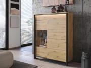 Vitrine Wohnzimmer 2D1S Quant QA-06
