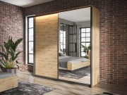 Kleiderschrank 2D Quant QS-01 mit Spiegel