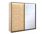 Kleiderschrank 2D Quant QS-01 mit Spiegel