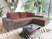 Ecksofa Kanton Mini mit Bettkasten und Schlaffunktion