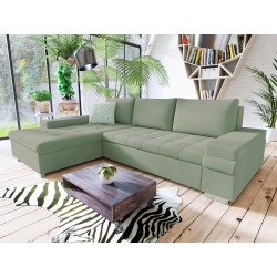 Miniaturbild von Ecksofa Kanton Mini mit Bettkasten und Schlaffunktion
