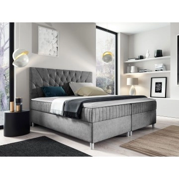 Boxspringbett mit zwei Bettkästen Nilezi