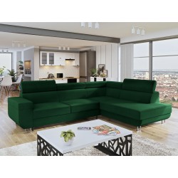 Miniaturbild von Ecksofa Antrodem mit Schlaffunktion und Bettkasten