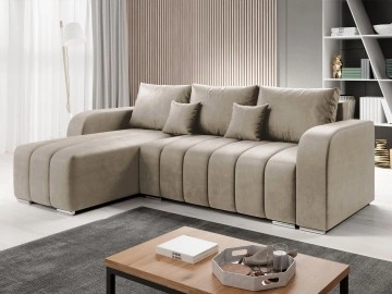 Ecksofa Wiator mit Schlaffunktion und Bettkasten