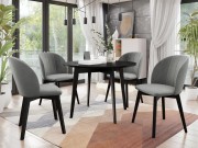 Essgruppe 04: Tisch Botiler FI 100 + Stühle Frigene 09 (5-teilig)
