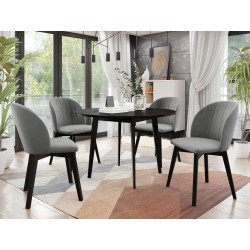 Miniaturbild von Essgruppe 04: Tisch Botiler FI 120 + Stühle Frigene 100 (5-teilig)