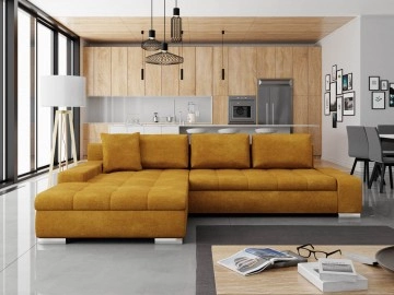 Ecksofa Herkules mit Schlaffunktion und Bettkasten