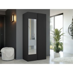 Miniaturbild von Kleiderschrank Towiro Slim 2D mit Spiegel