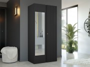 Kleiderschrank Towiro Slim 2D mit Spiegel