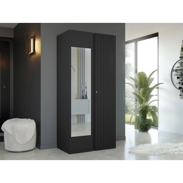 Kleiderschrank Towiro Slim 2D mit Spiegel
