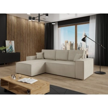 Ecksofa Maryn L mit Bettkasten und Schlaffunktion