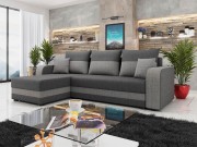 Ecksofa Poruba Bis mit Schlaffunktion und Bettkasten