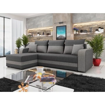 Ecksofa Poruba Bis mit Schlaffunktion und Bettkasten
