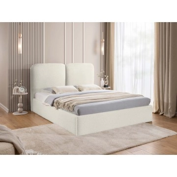 Polsterbett mit Bettkasten Liror Boucle