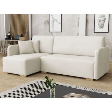 Ecksofa Rozku L mit Bettkasten und Schlaffunktion