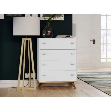 Kommode mit 4 Schubladen K4SZ Tunbergia TN03