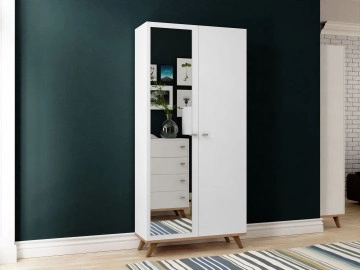 Kleiderschrank mit Spiegel Tunbergia TN05