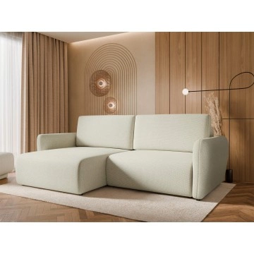 Ecksofa Edewin Slim mit Bettkasten und Schlaffunktion