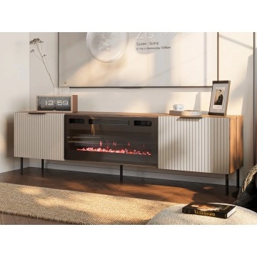 TV-Lowboard Seretio 180 SR06 mit Kamin