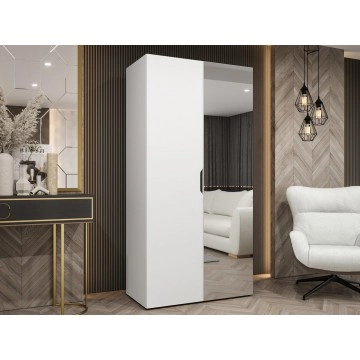 Kleiderschrank mit Spiegel Umonca 100 cm