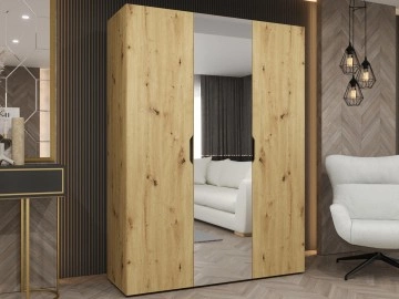 Kleiderschrank mit Spiegel Umonca 150 cm
