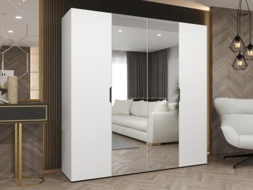 Kleiderschrank mit Spiegel Umonca 200 cm