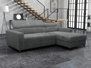 Ecksofa Levioseno Premium Cord mit Bettkasten und Schlaffunktion