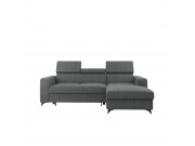 Ecksofa Levioseno Premium Cord mit Bettkasten und Schlaffunktion