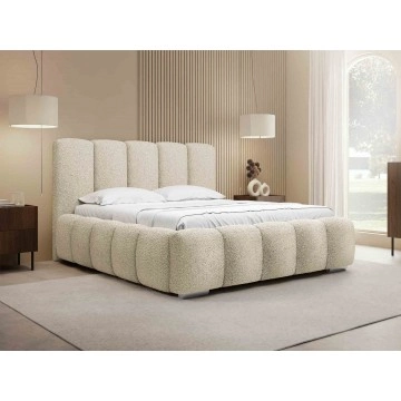 Polsterbett mit Bettkasten Lisko Boucle