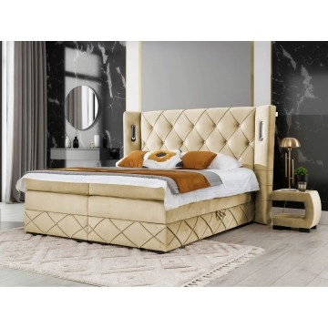 Boxspringbett mit zwei Bettkästen Banjul Lux (180x200)