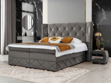 Boxspringbett mit zwei Bettkästen Banjul Lux