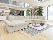 Wohnlandschaft Genero Cord mit Bettkasten und Schlaffunktion