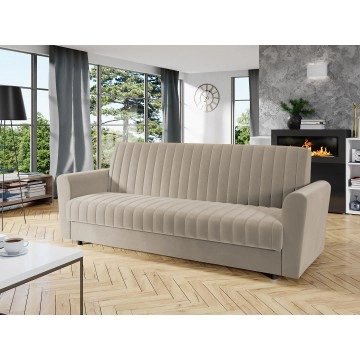 Sofa Goldea mit Schlaffunktion und Bettkasten