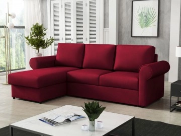 Ecksofa Madrid mit Bettkasten und Schlaffunktion