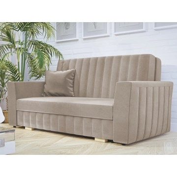 Sofa Clivia Glam III mit Schlaffunktion und Bettkasten