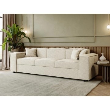 Sofa Sokoz Boucle mit Schlaffunktion