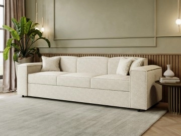 Sofa Sokoz Boucle mit Schlaffunktion