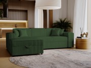 Ecksofa Sokoz L Cord mit Bettkasten und Schlaffunktion