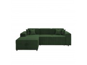 Ecksofa Sokoz L Cord mit Bettkasten und Schlaffunktion