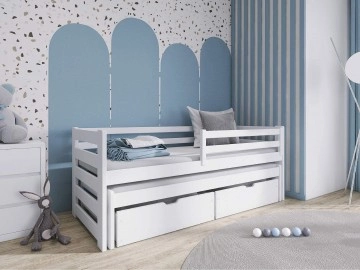Kinderbett mit Stauraum Pilksis 90